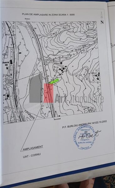 Breaza, Cornu, iesire la DN 1, teren de vanzare.